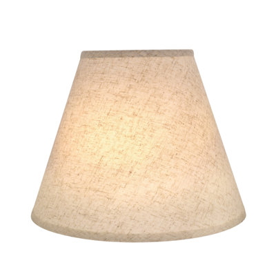 11'' H x 6'' W Linen Empire Lamp Shade