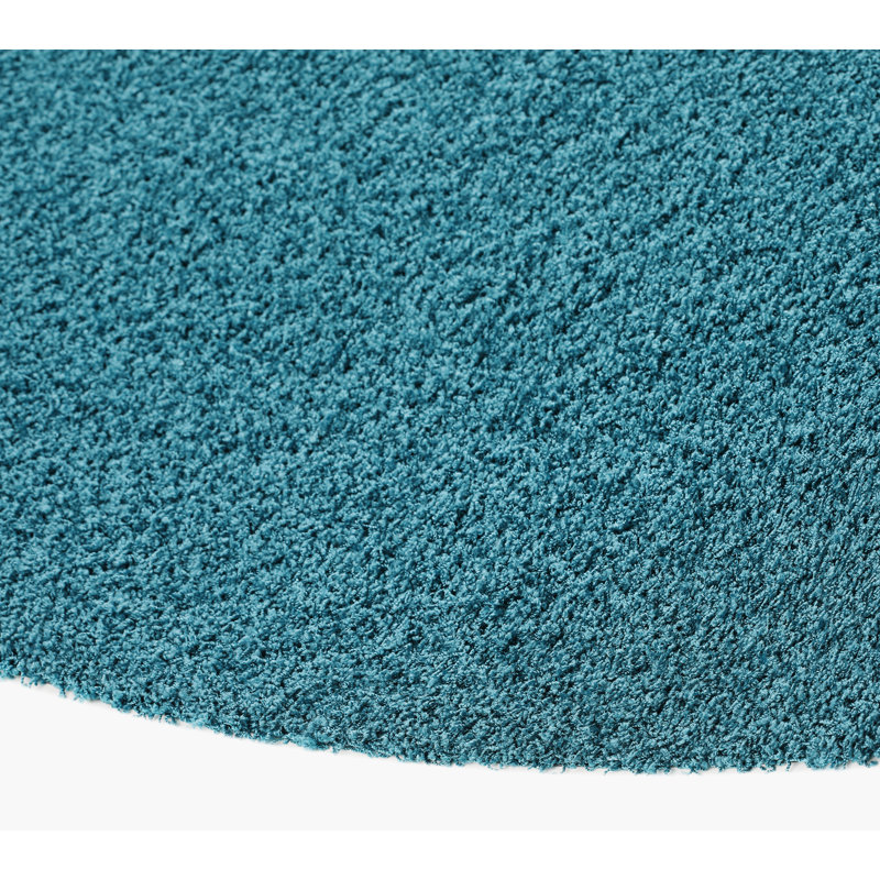 Avett Solid Colour Area Rug, Round 133cm