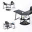 Almodovar L-Shaped Metal Base Executive Desk