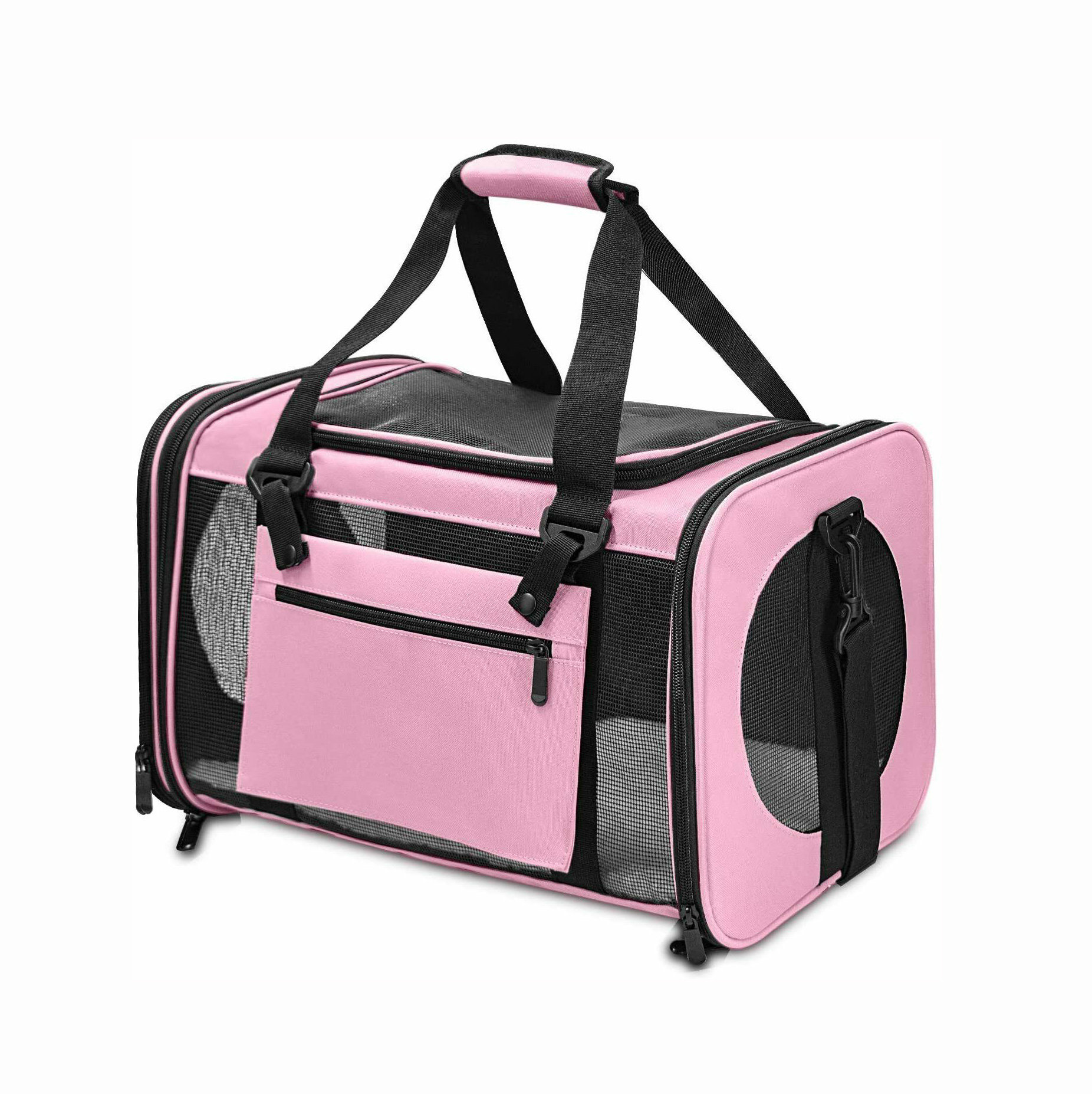 Classic Pet Carriers Dogs Bags Luxury Oxford Outdoor Cats Puppies