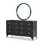 Ensemble de commode et miroir 6 tiroirs Oberlander