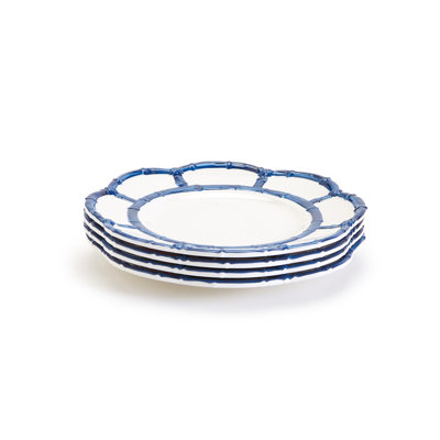 Ensemble de 4 assiettes à salade et à dessert Kalalou