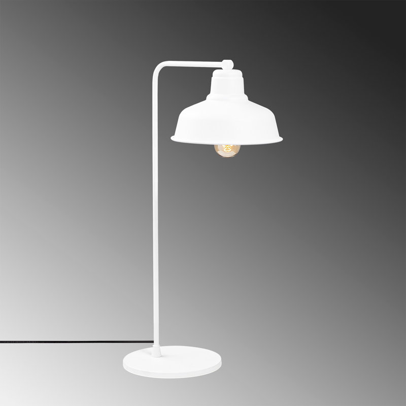 Lampe de table en métal, Blanc