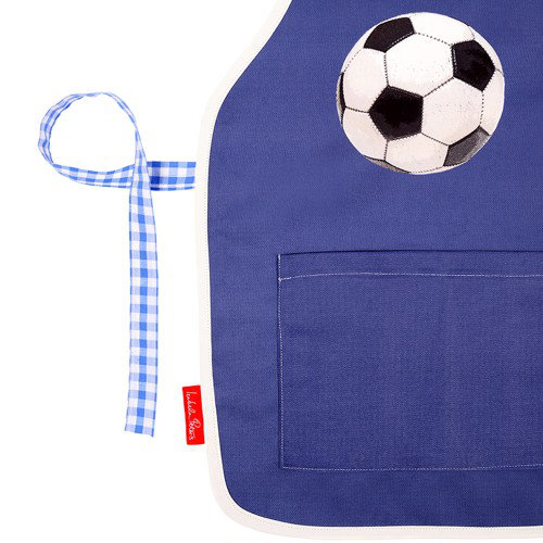 Football Childrens Apron, Navy, 2-5 Years