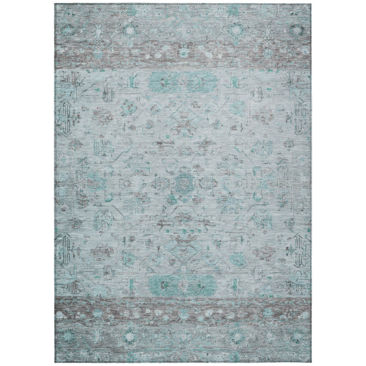 Machine Washable Indoor/Outdoor Hashlamoun ACN2323 Global Rug