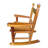 S  Rocking Oak Chair- Indoor Or Outdoor -Suitable For Kids-Durable-1546035713