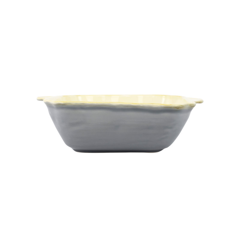 Italian Bakers Rectangle Bakeware Baking Dish, Gray