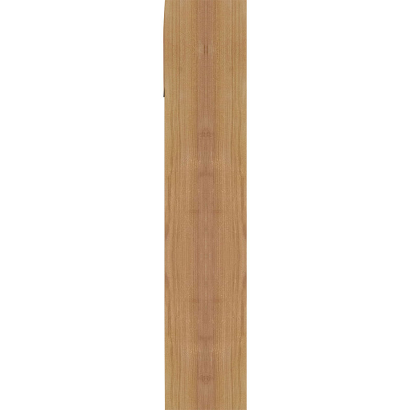 Triple support de fer Galveston, H 23 po x P 20 po, Cèdre rouge de l'Ouest l 3 1/2 po x T 4 po (lisse