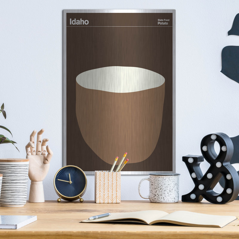«State Posters ID» par Print Collection, H 16 po x l 12 po