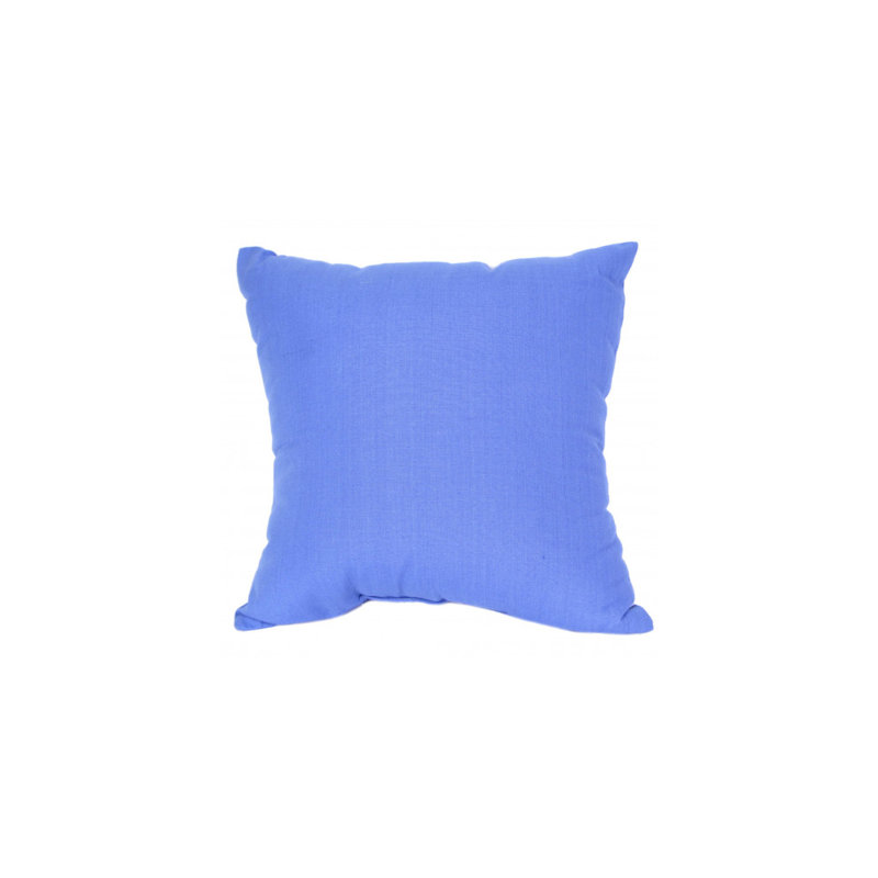 Housse de coussin Ajibola, 18 po x 18 po, Pas de bourre, Bleu