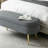 Ottoman Oval Storage Bench ith Metal Legs-1223094012