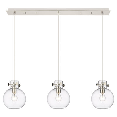 Luminaire suspendu sphère 3 lumières Amrith