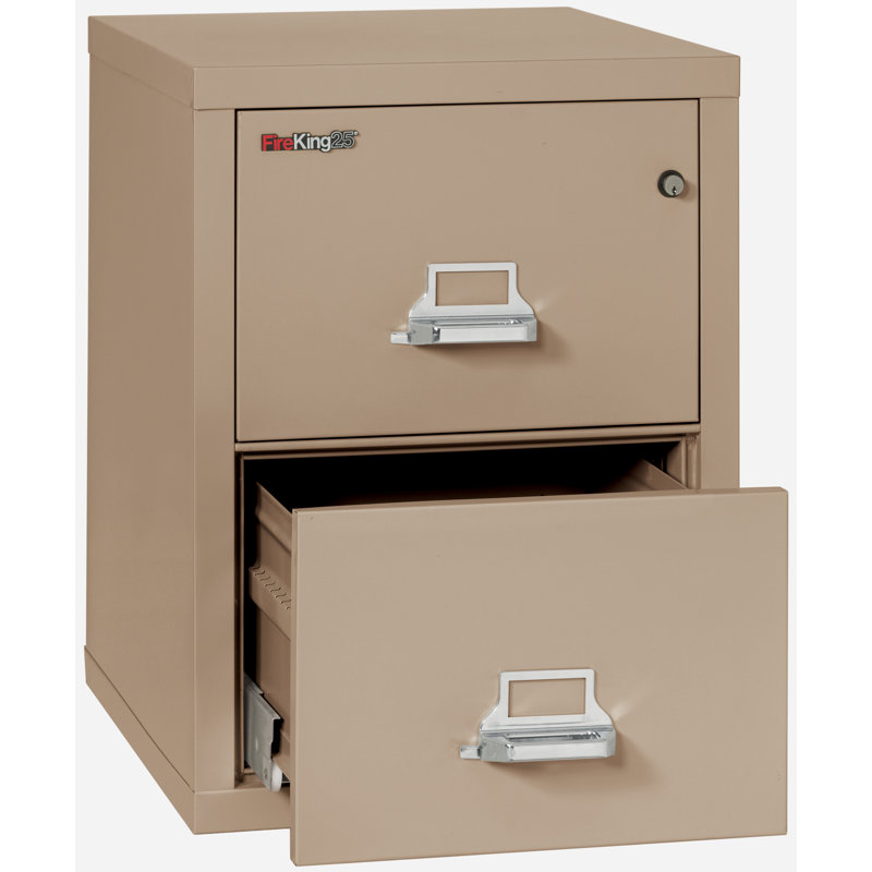 Fireproof 2 - Drawer File Cabinet, Taupe