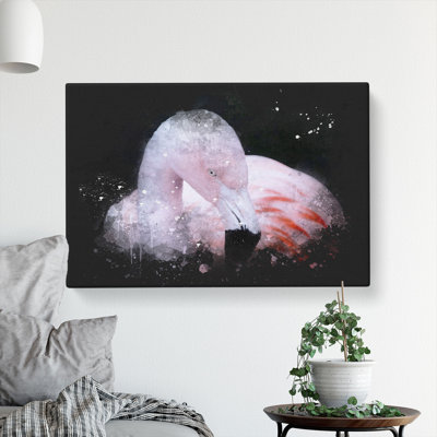 Pink Flamingo Vol.1 - Wrapped Canvas Print