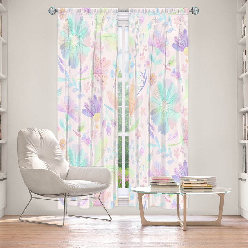 Paire de rideaux obscurcissant en polyester Amulek, L 20 po x L 82 po