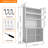 73" H Kitchen Pantry Cabinet With Pegboard And Hooks-838040136
