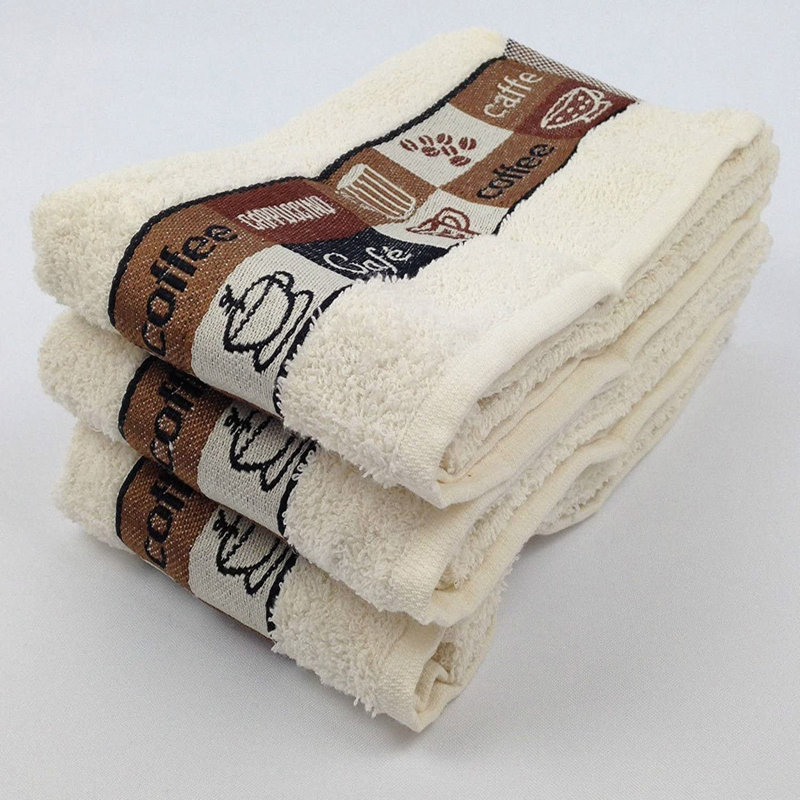 Cotton Embroidered Tea Towel Kitchen Towel