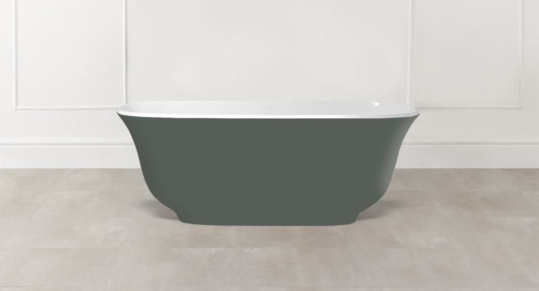 Victoria + Albert Amiata Painted 643/4" x 311/2" Freestanding Soaking