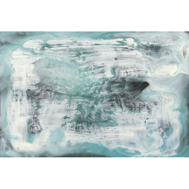 Turquoise clair I, H 20 po x l 30 po x P 1,25 po