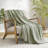 Rayon From Sage Green Bamboo Cotton Lightweight King Blanket-111619987-111619980