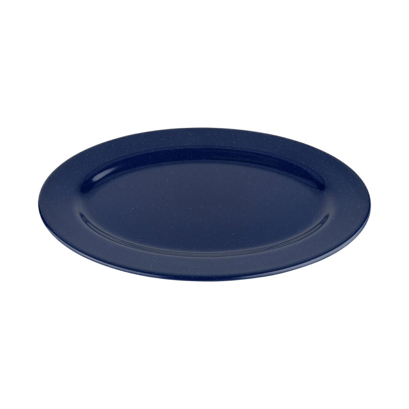 Texas Blue 14" Oval Melamine Serving Platter