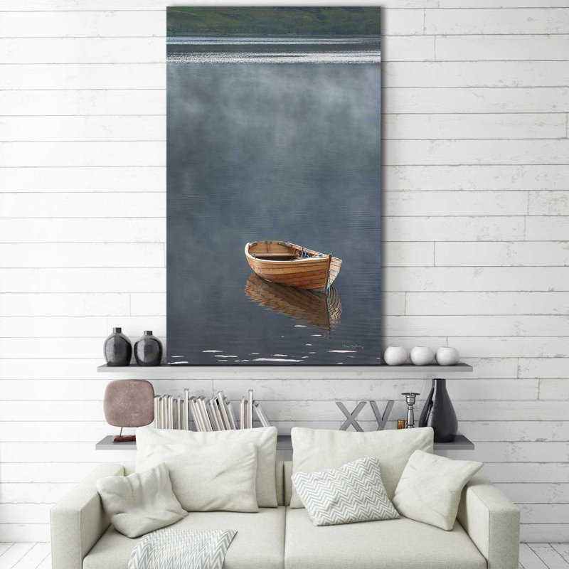 Rowboat In Ross - Photograph, Wrapped Canvas, 60" H x 36" W x 1.5" D