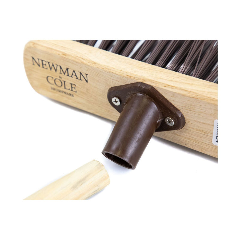 Adjustable Push Brooms with Replaceable Head, Synthetic