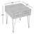 Katrein Solid Wood Top End Table with Storage