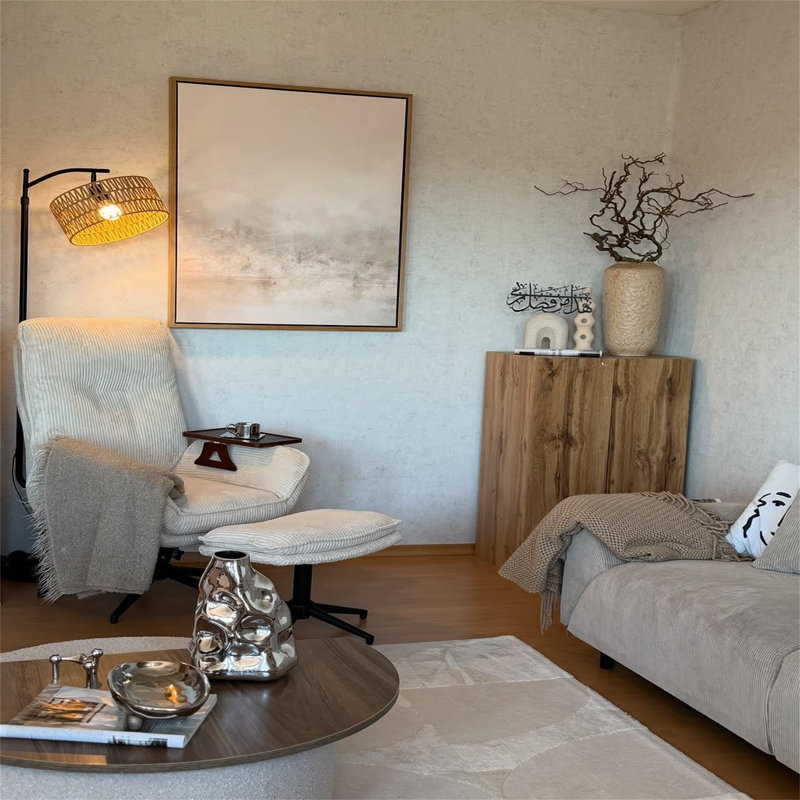 176cm Matte Tray Table Floor Lamp