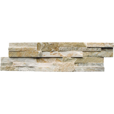 SAMPLE - 6 in. x 24 in. Split Face Natural Stone Ledger Panel Wall Tile