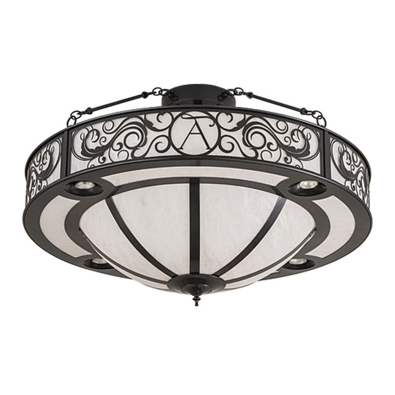 Toulouse 13 - Light Semi Flush Mount