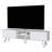 White Wood Tv Console With 55" Capacity - Modern Interior & Spacious Exterior Contemporary Rack For Practical Sleek Storage
