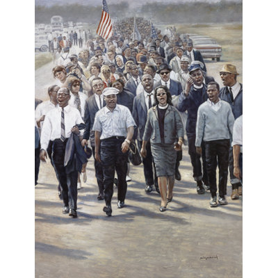 March To Freedom by Hulis Mavruk - Unframed Print on Canvas