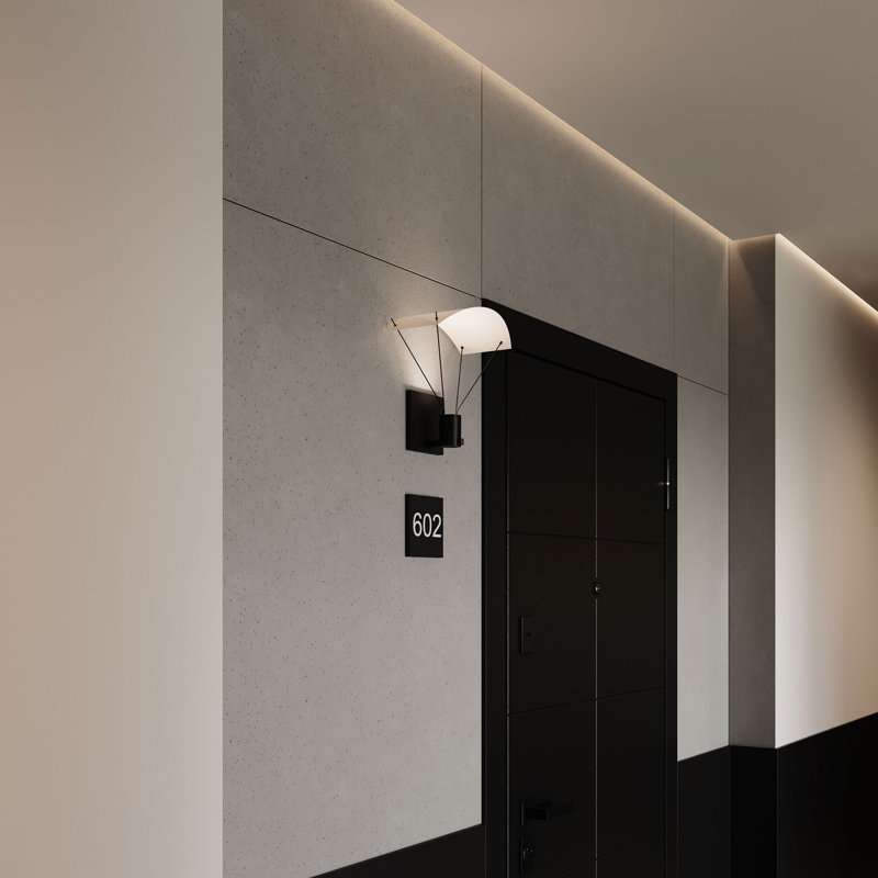 Suspenders® 1 - Light LED Armed Sconce