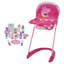Peppa Pig: ensemble de jeu de poupée 21 pièces - pois rose et blanc - chaise haute, poussette, aire de jeu, siège d'auto, sac à main et accessoires pour poupée, jouet pour enfants, 3 ans et plus