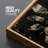 Leaves " Modern Noir Leaves Monochrome Botanical Shadows Modern Art Calm Warm Extra Large Pictures "-98042103-111665135