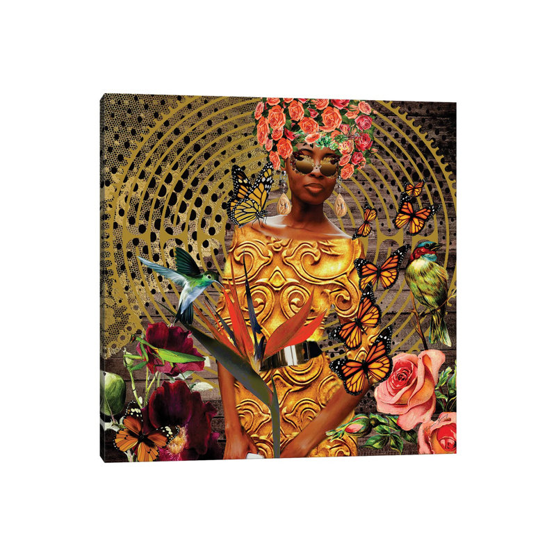 Beautiful Butterfly by Yvonne Coleman Burney - Wrapped Canvas Print, 45.72 cm H x 45.72 cm W x 1.91 cm D