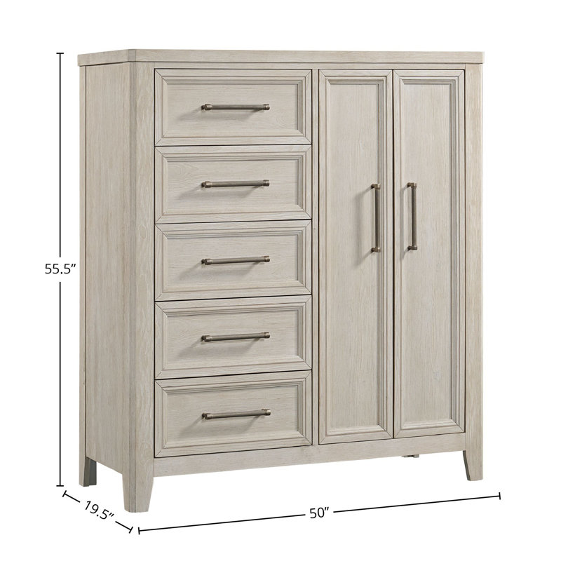 Commode pour homme 5 tiroirs Carlson