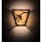 Rustic Lodge Flush Mounted Sconce-124966829