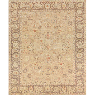 One-of-a-Kind 8'4" X 10'3" Wool Area Rug in Khaki