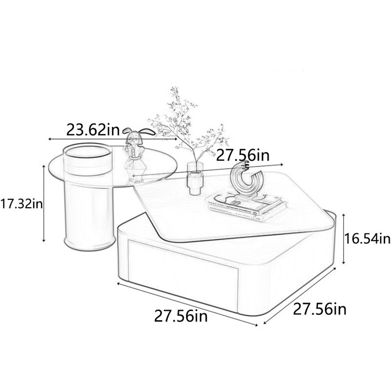 Table basse Rock Board Creative Design