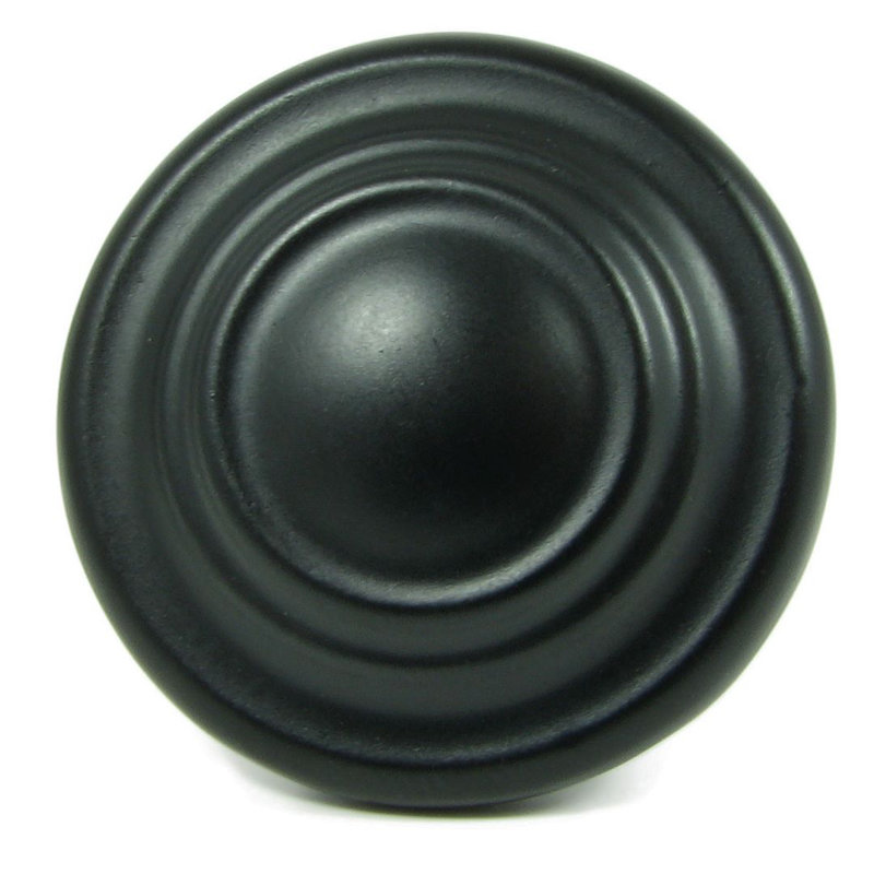 1 1/4" Diameter Mushroom Knob Multipack, Matte Black