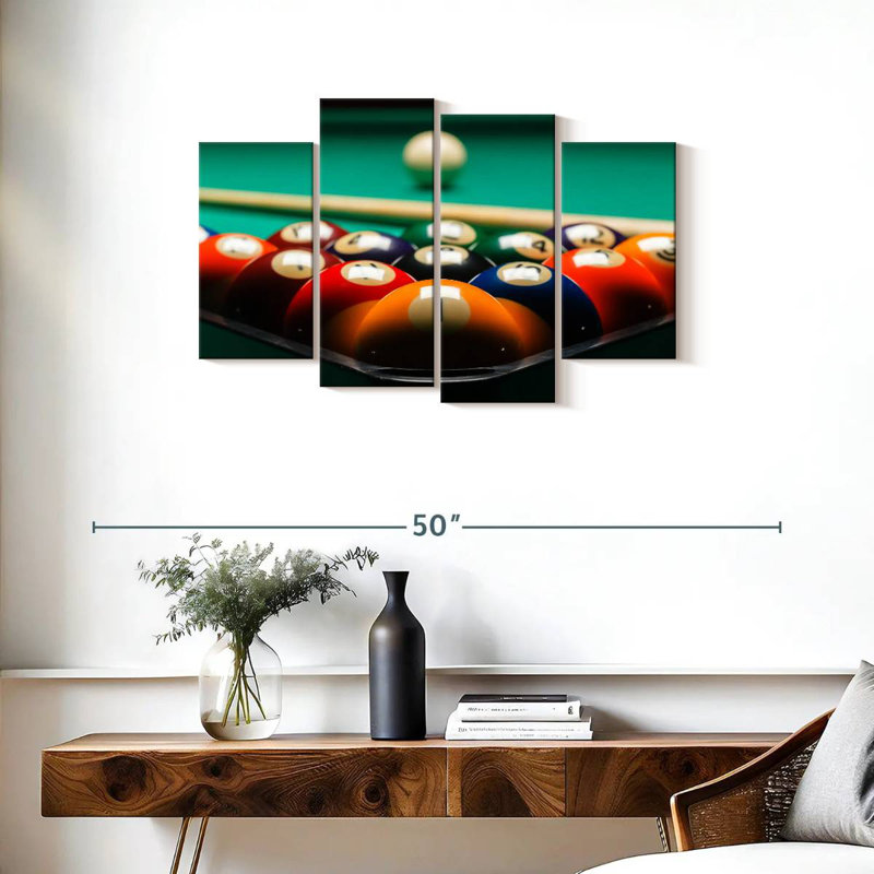 Senne Billiards, 22" H x 36" W