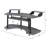71" Desk Black Oak - Efficient Setup Computer Modern Music Workspace