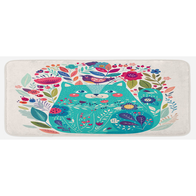 Modern & Contemporary Polyester Kitchen Mat