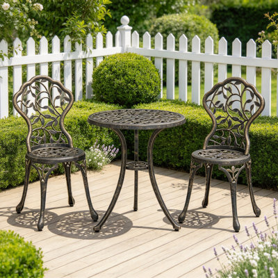 Round Aluminium Patio Dining Set