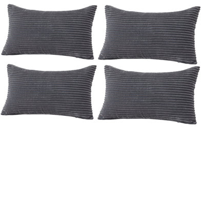 Housse de coussin à rayures