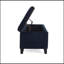 Banc rembourré avec rangement rabattable-1391029282