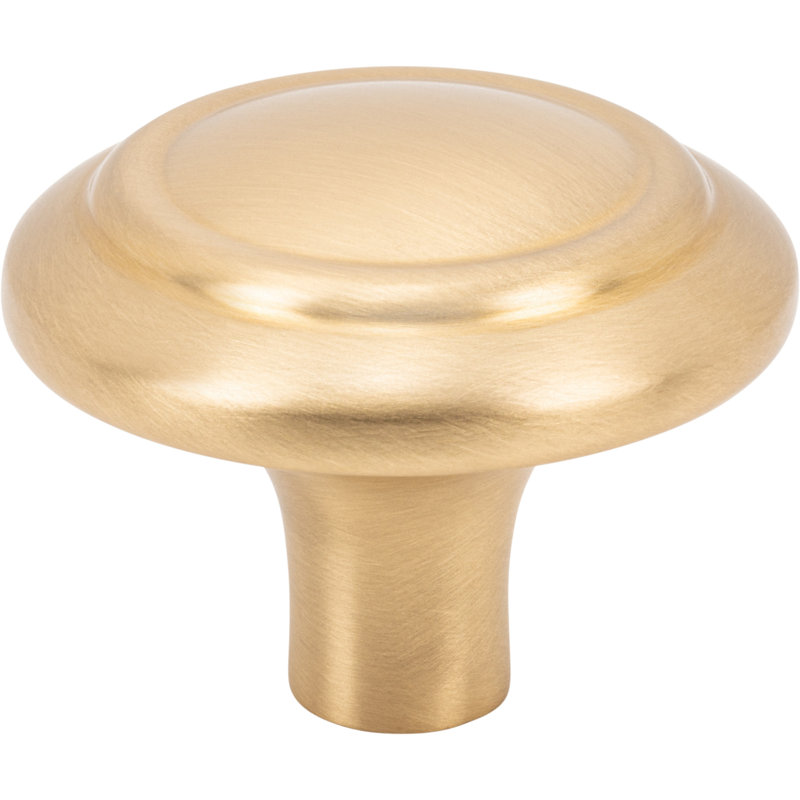 Cala 1 5/8" Diameter Round Knob, Satin Brass