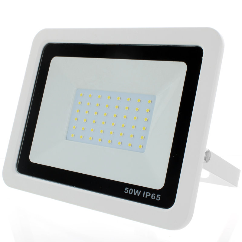 Projecteur extérieur de sécurité à DEL 50 watts, Blanc